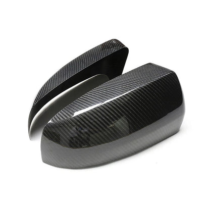 Real Carbon Fiber Side Mirror Shell Cover Caps For BMW X5 X6 E70 E71 2007-2013