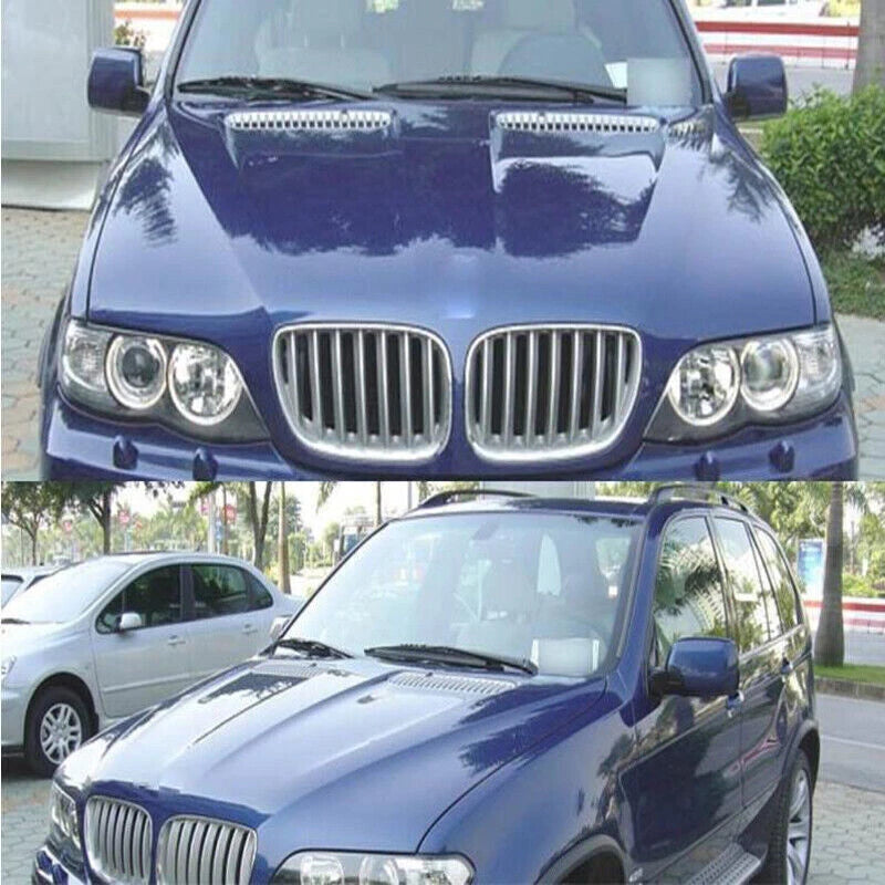 Rear Door Wing Mirror Cover Caps for BMW E53 X5 1999-2006 (2 x Covers)
