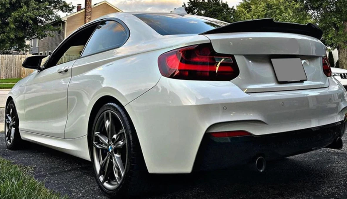 Gloss Black Rear Spoiler Wing for 2014-2019 BMW 2 Series F22 F87 Coupe