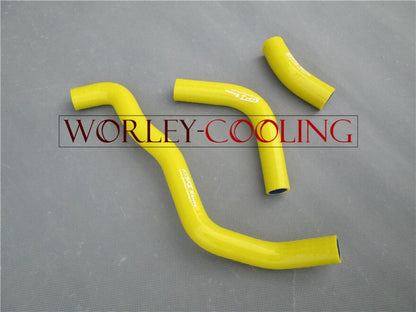 YELLOW Silicone Radiator Hose for Suzuki DRZ400S, DRZ400SM (2000-2009)