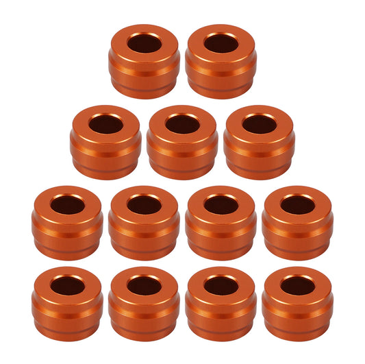 13PCS Metallic Cover Lid Bolt Caps for Harley Fat Boy (2007-2017)