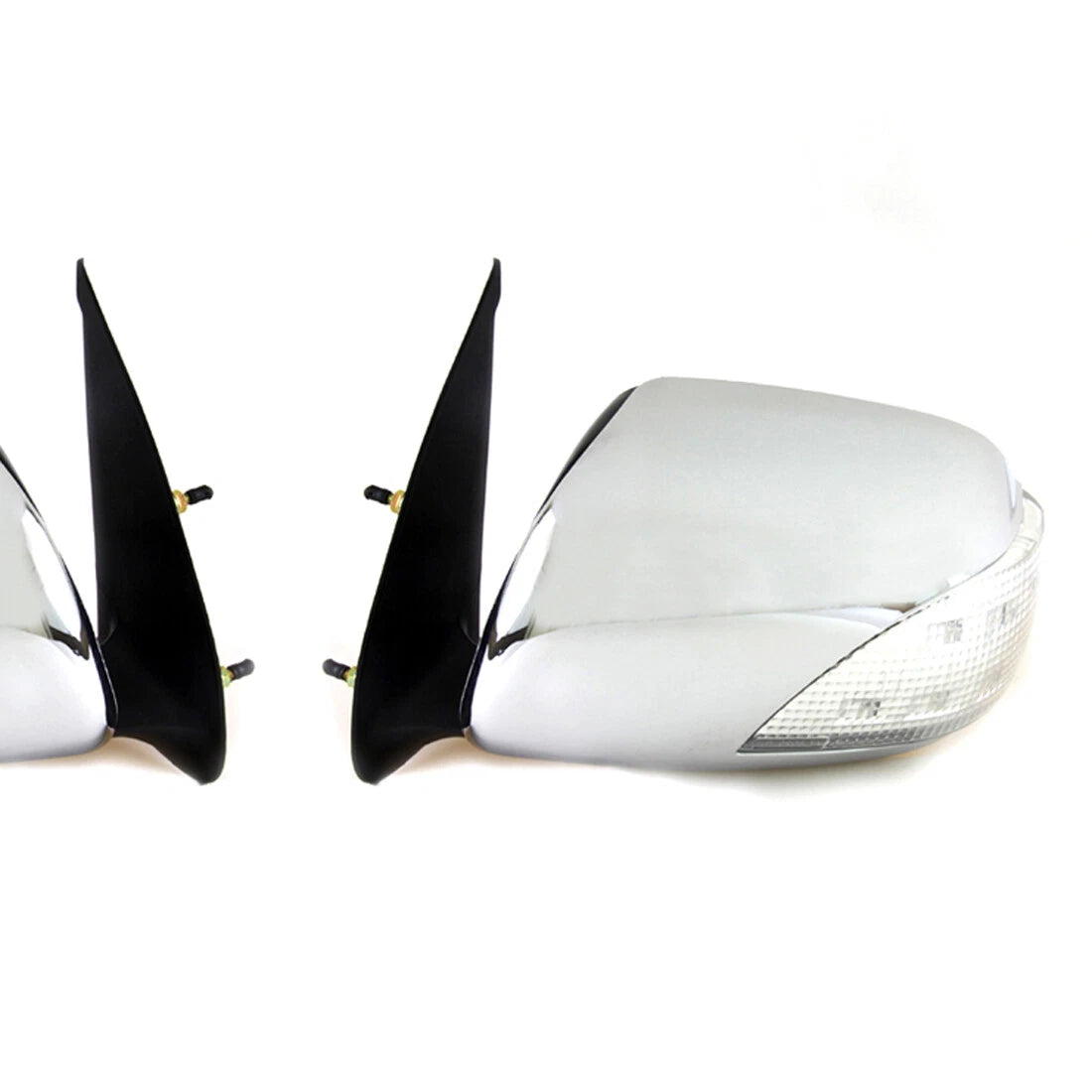 Chrome LED Door Wing Mirrors for Toyota HiluxSR5 2004-2012