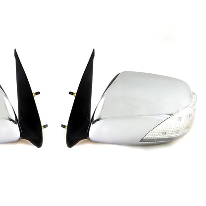 Chrome LED Door Wing Mirrors for Toyota HiluxSR5 2004-2012