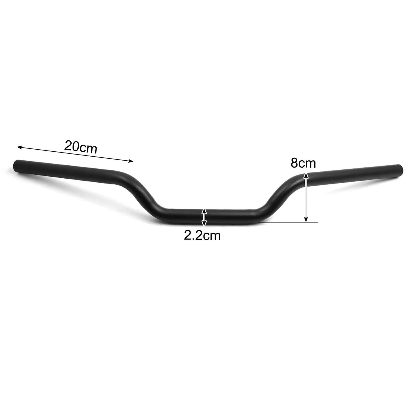 Front Handlebar Tube / 22mm 7/8in Dia Aluminum Alloy for Honda CG125