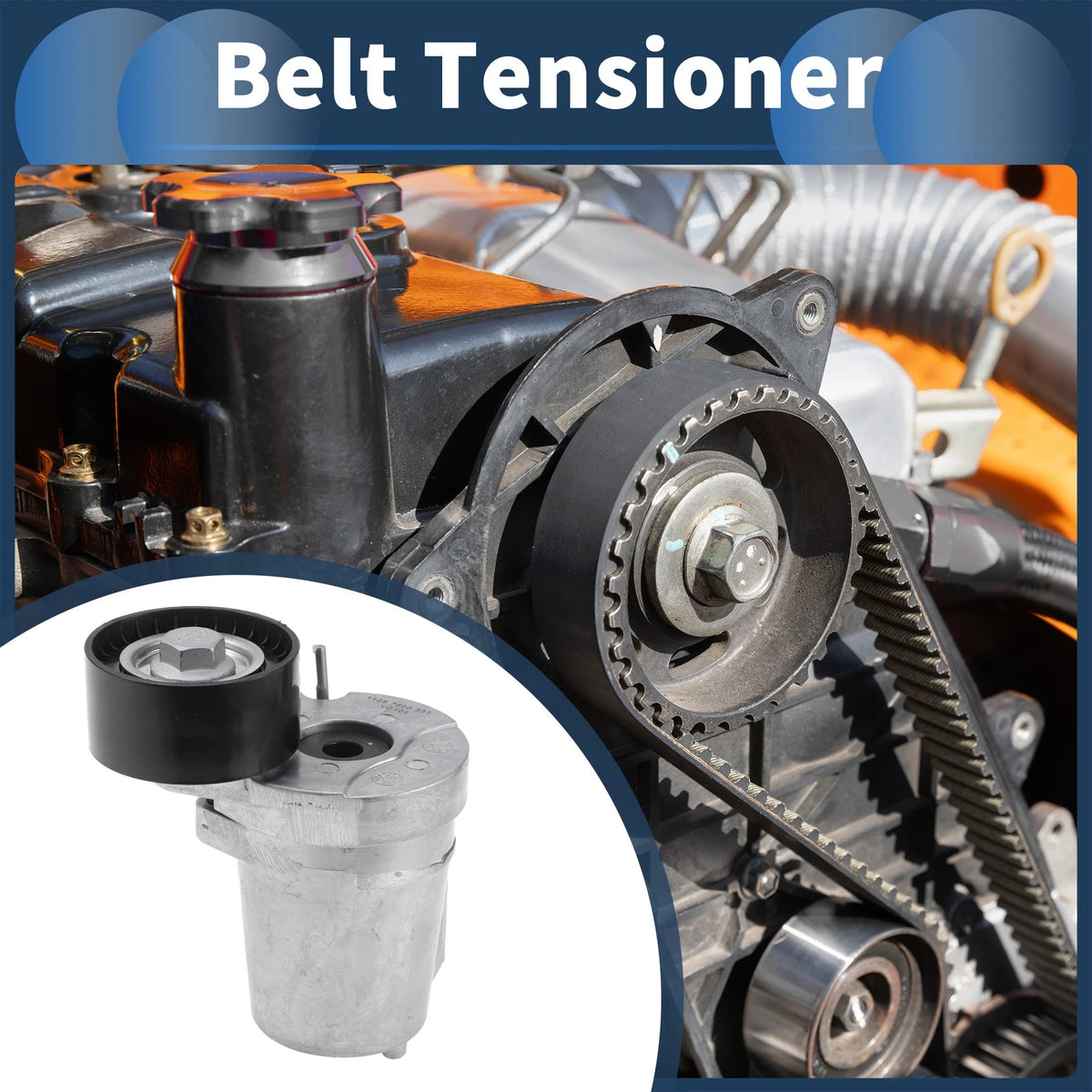Belt Tensioner for BMW 320D 2.0D 2004-2013 (2 x) for BMW 1 3 5 Series