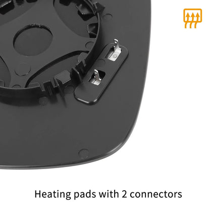 Heated Left Driver Side Mirror Glass with Backing Plate for BMW X3 (2011-2014)