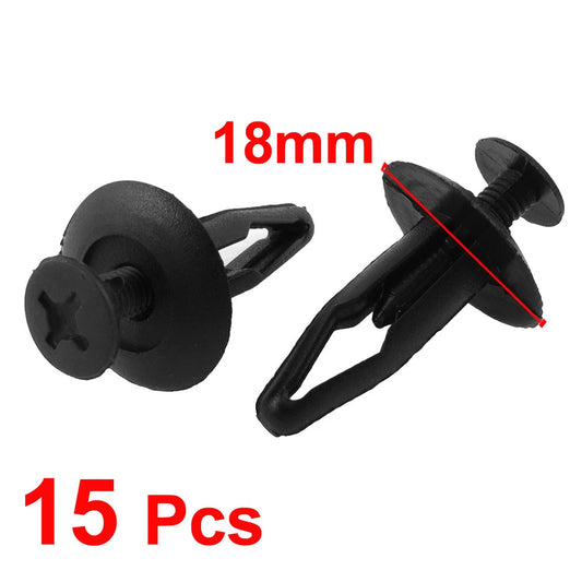 15 x 7mm Plastic Rivets Trim Panel Fastener Clips for Toyota