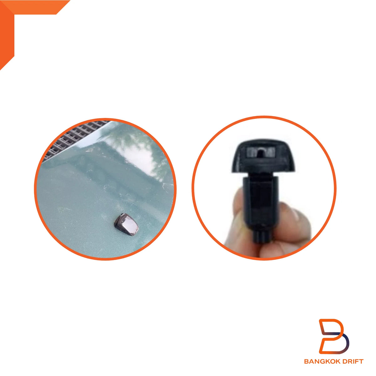 Windshield Washer Nozzle Jet for Toyota Hilux Vigo, Yaris (2005-2014, 2008-2012)