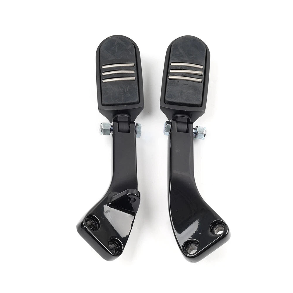 Dyna Glide Motorcycle Passenger Foot Pegs Mount Support for Harley (2006-2017)