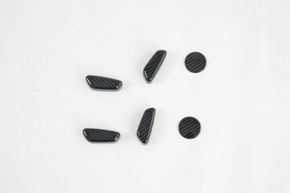 Carbon Fiber Seat Handle Button Cover Trim for Ford F150 (2015-2019) 6 x PCS
