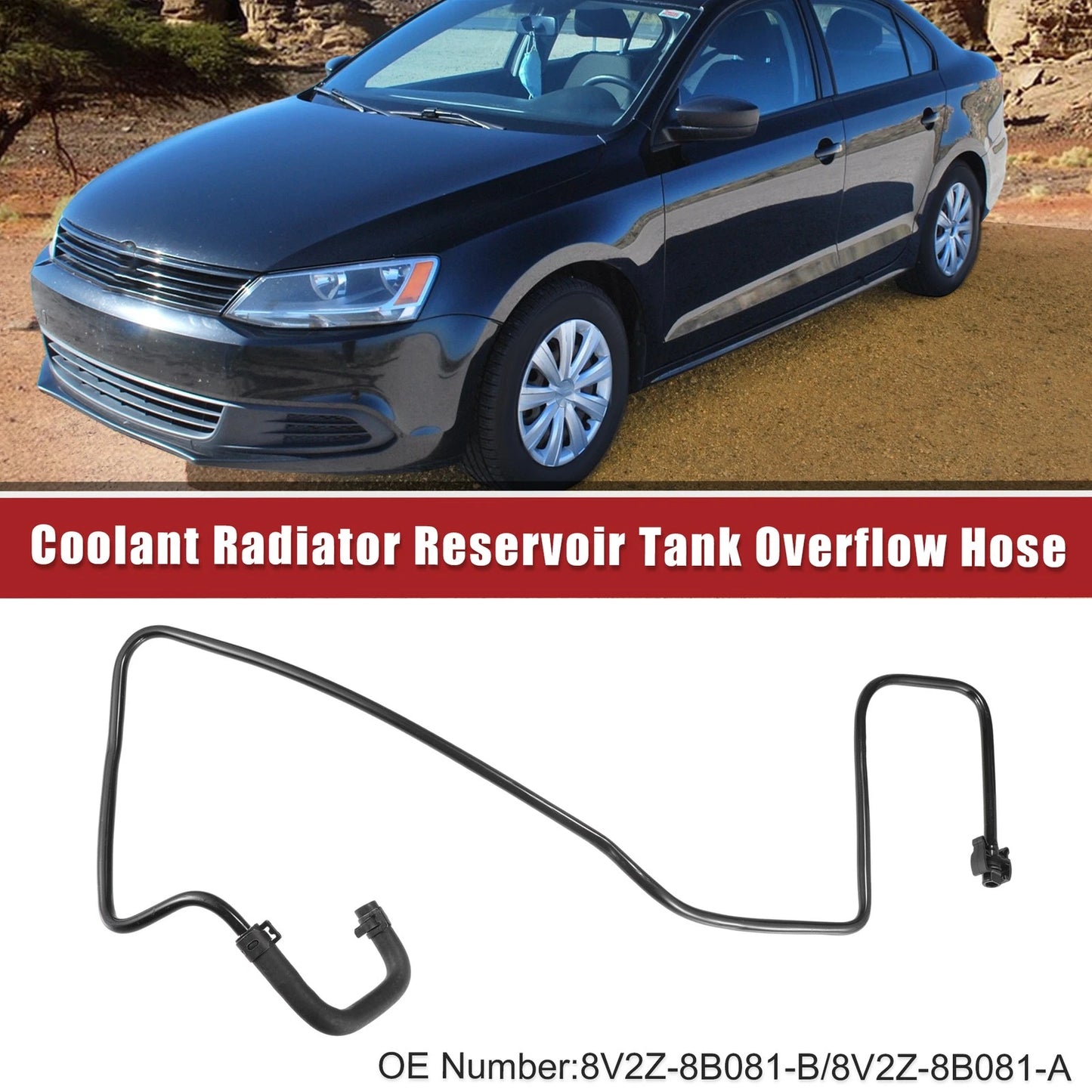 Coolant Reservoir Tank Hose for Ford Fiesta (2011-2019)