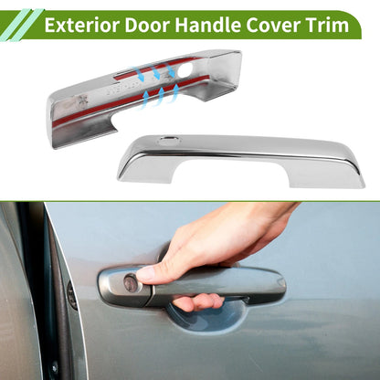 Electroplated Silver Door Handle Cover Trim for Ford Bronco (2021-2025)
