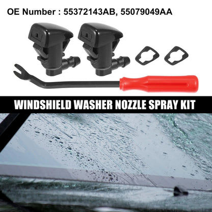 5 x Front Windshield Washer Nozzles for Jeep Grand 2005-2016