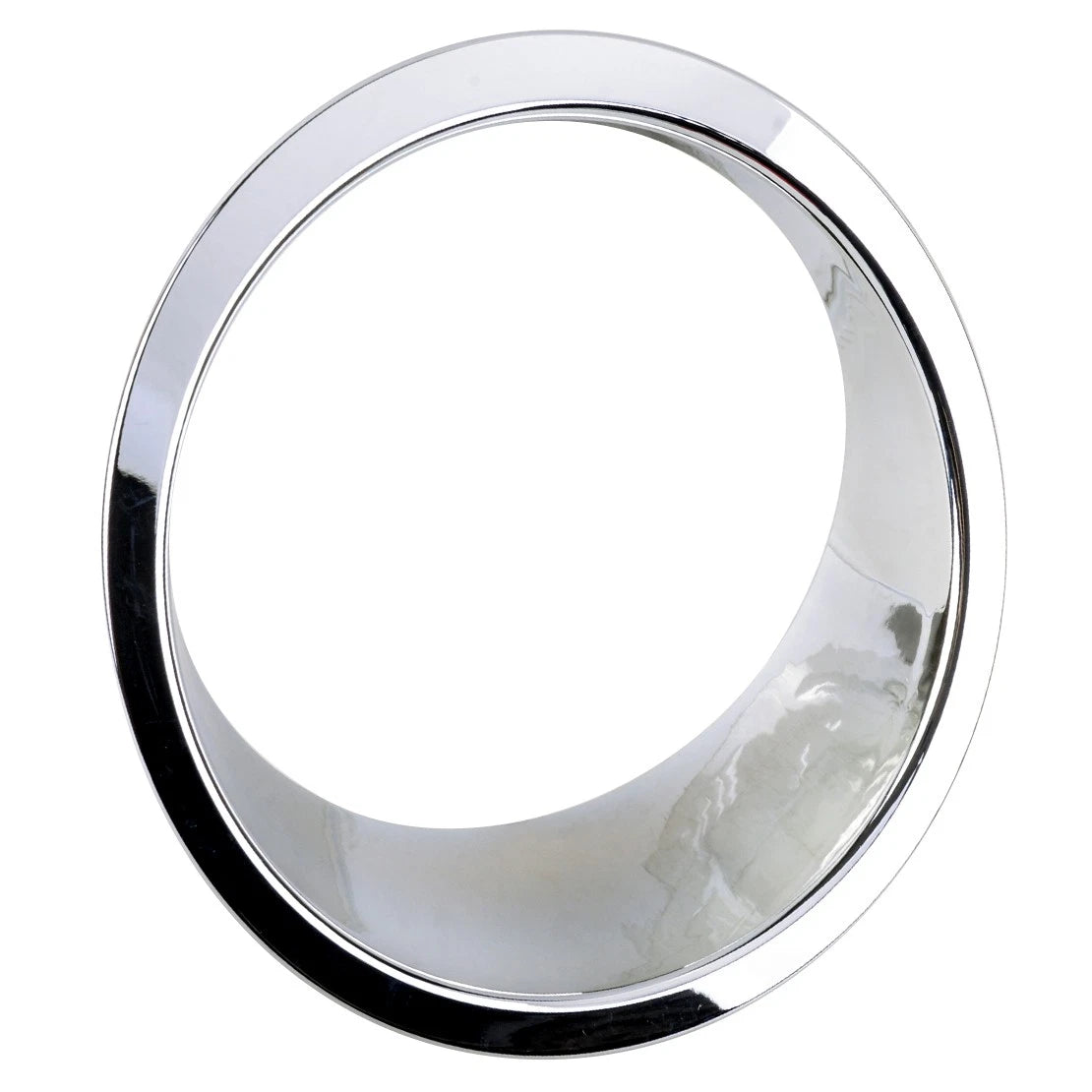 2 x Silver Headlight Ring Covers for Jeep Wrangler JK JKU (2007-2018)