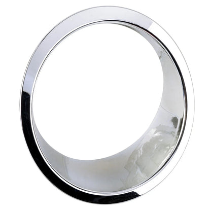 2 x Silver Headlight Ring Covers for Jeep Wrangler JK JKU (2007-2018)