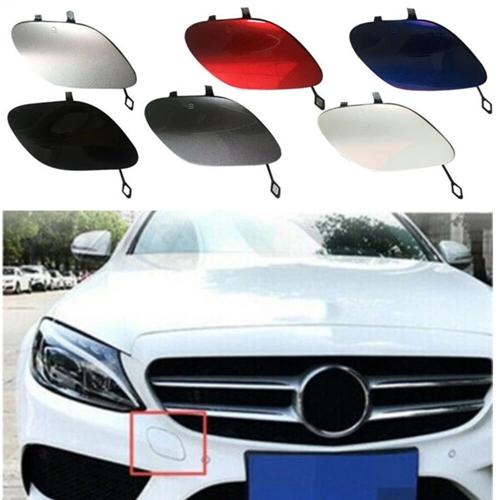 Front Tow Eye Hook Cover for Mercedes Benz W205 C300 C400 C63 AMG (15-18)