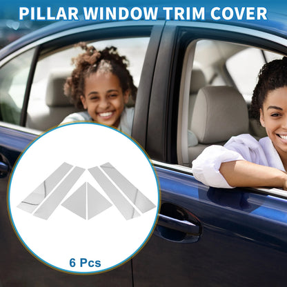 6 Pcs Door Pillar Window Trim for Toyota Avalon (2019–2023)