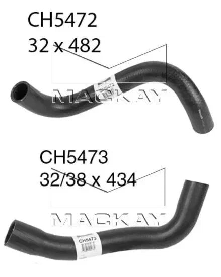 2 x Radiator Hose Top & Bottom for Holden Commodore VE VF (2006–2017)