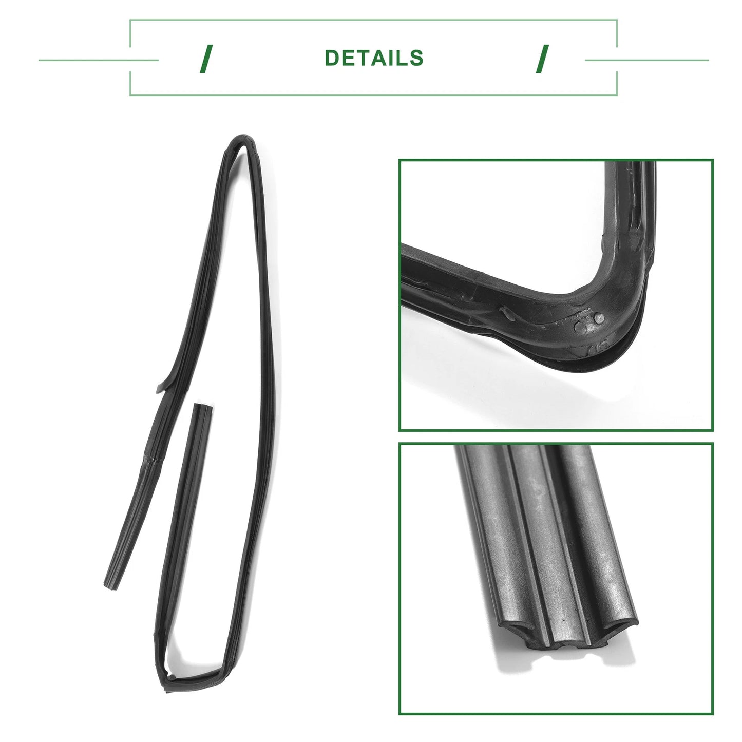 Front Left Door Window Run Channel Seal Strip for Toyota (No.6815189110)