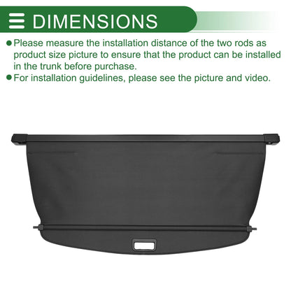 Retractable Cargo Cover Trunk for CHEVROLET Captiva (2010-2015) Carbon Fiber