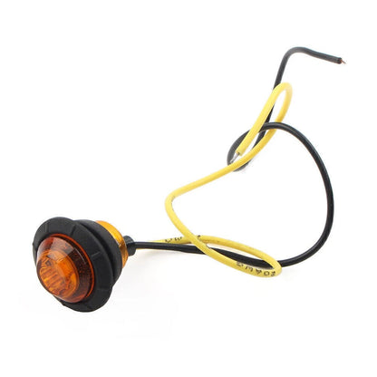 24V 3/4" LED Side Clearance Marker Lamp for Car Truck SUV Bus Trailer Van