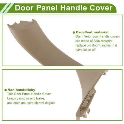 Door Panel Handle Pull Trim Cover Beige for BMW 5 Series (2011 - 2016)
