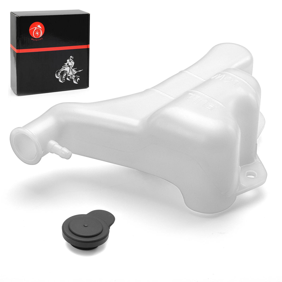 Overflow Coolant Recovery Tank With Cap for Yamaha Grizzly 660 (2002–2008)