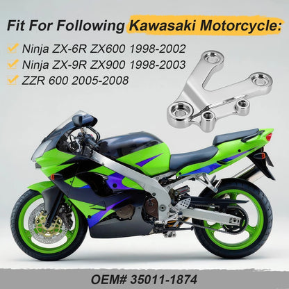Left Front Footrest Bracket for Kawasaki Ninja ZX6R ZX9R ZZR600 (1998–2008)