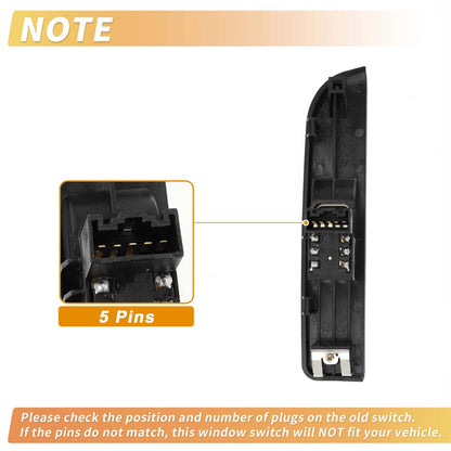 Front Right Power Window Switch for Isuzu ELF 100 FTR NRR (2000-2023)
