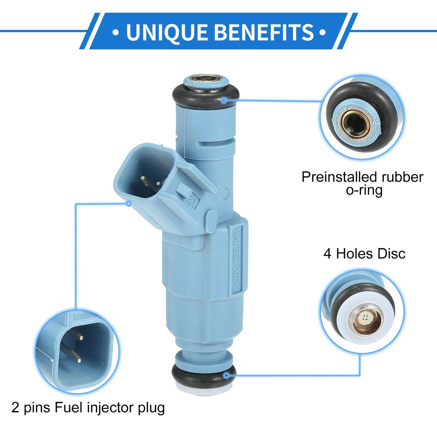 Fuel injector 4.7L for Dodge Ram 1500 (2002-2007)