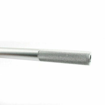 22mm Silver Motorcycle Drag Z Bar Handlebar for Chopper Bobber Cafe Racer