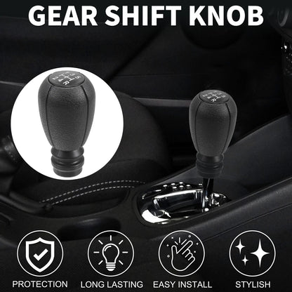 5 Speed Manual Gear Shifter Knob for Peugeot 306 (1994-2002) Black White