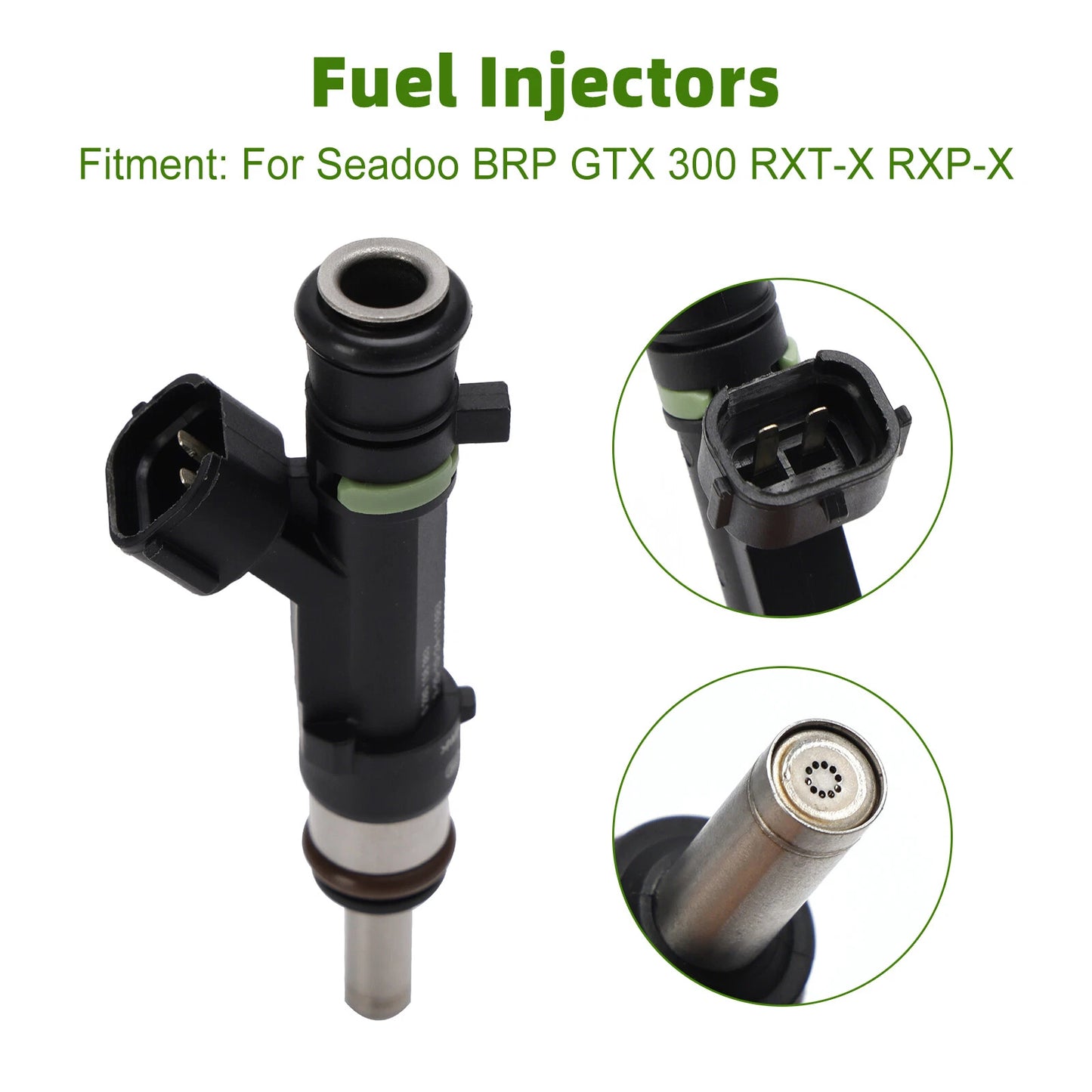 Fuel Injectors 2 x 0280158383 for Sea Doo BRP GTX/RXT-X/RXP-X (2017-2023)