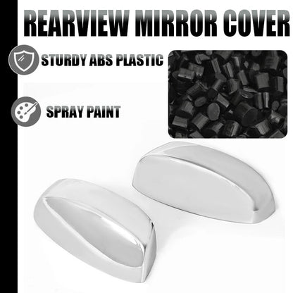 Chrome Top Half Mirror Cover Cap for 2007-2014 Silverado Sierra Yukon