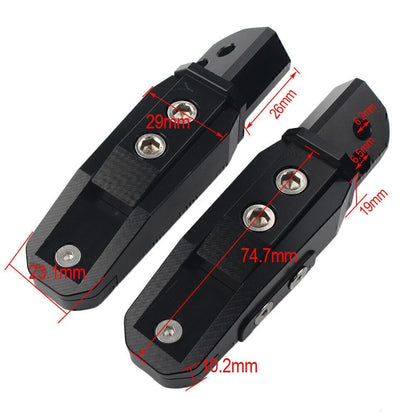 Rear Passenger Footrests Pegs for Yamaha YZF R1 R6 R1M R1S
