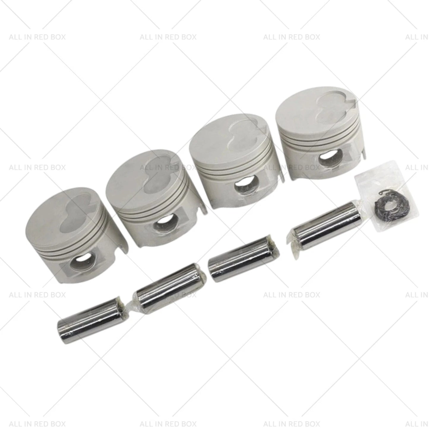 4 x Engine Piston Rings & Wrist Pins for Toyota Hilux LN86 LN111 2.8L