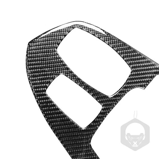 10Pcs For BMW Z4 2009-2016 Carbon Fiber Interior Center Console Panel Trim Cover