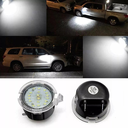 2x LED Side Mirror Puddle Lamps for Toyota Tundra / Sequoia (2007–2021)