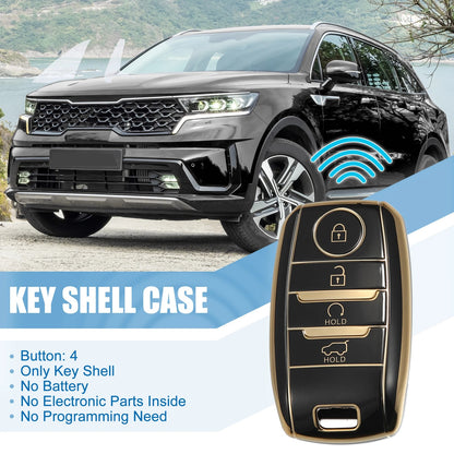 TPU Smart Key Fob Case Cover  for Kia Forte Koup, Niro (2014-2022)