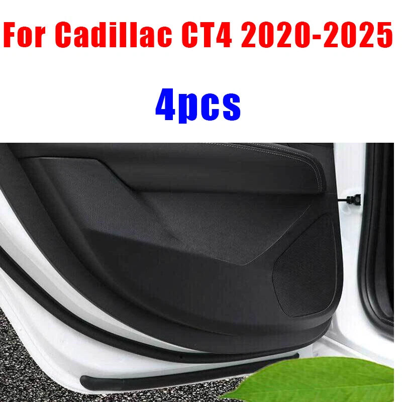 Door Anti-Kick Panel Cover Trim 4pcs for Cadillac CT4 (2020–2025)