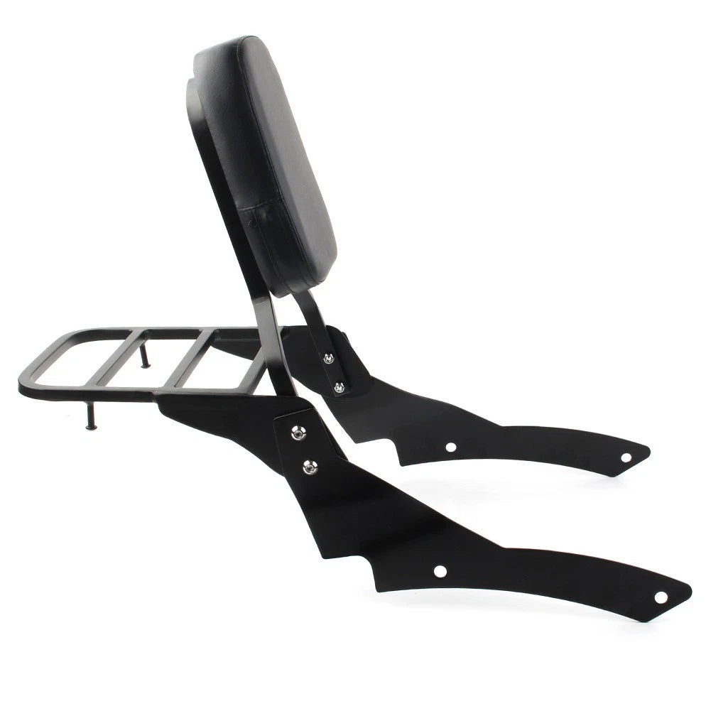 Backrest Sissy Bar Luggage Rack for Yamaha Dragstar V-Star 650 400 (96-11)