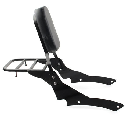 Backrest Sissy Bar Luggage Rack for Yamaha Dragstar V-Star 650 400 (96-11)