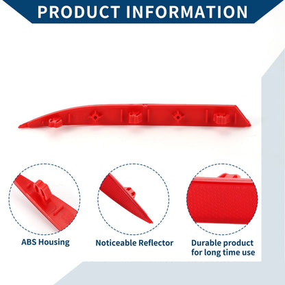 Bumper Reflector for BMW X3 2022-2024 Red 1 Pcs Rear Right
