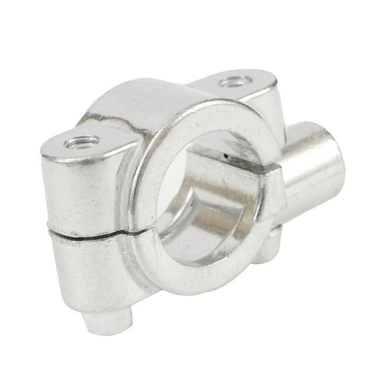 10mm Chrome Silver Handle Bar Mirror Mount Clamp for DIRT PIT PRO ATV Bike