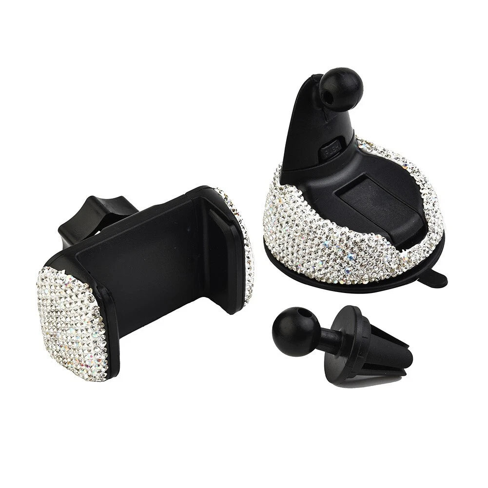 Car Phone Holder Dashboard Stand with Adjustable Clamp for All Makes