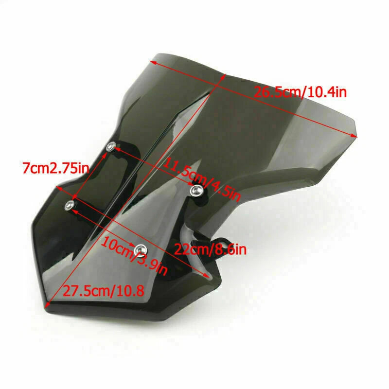 Windshield with Bracket for Yamaha MT-09 (2017)