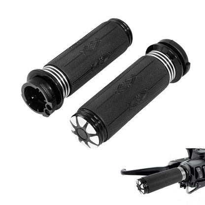 Handlebar Hand Grips for Harley Touring Road King Sportster XL883 XL1200