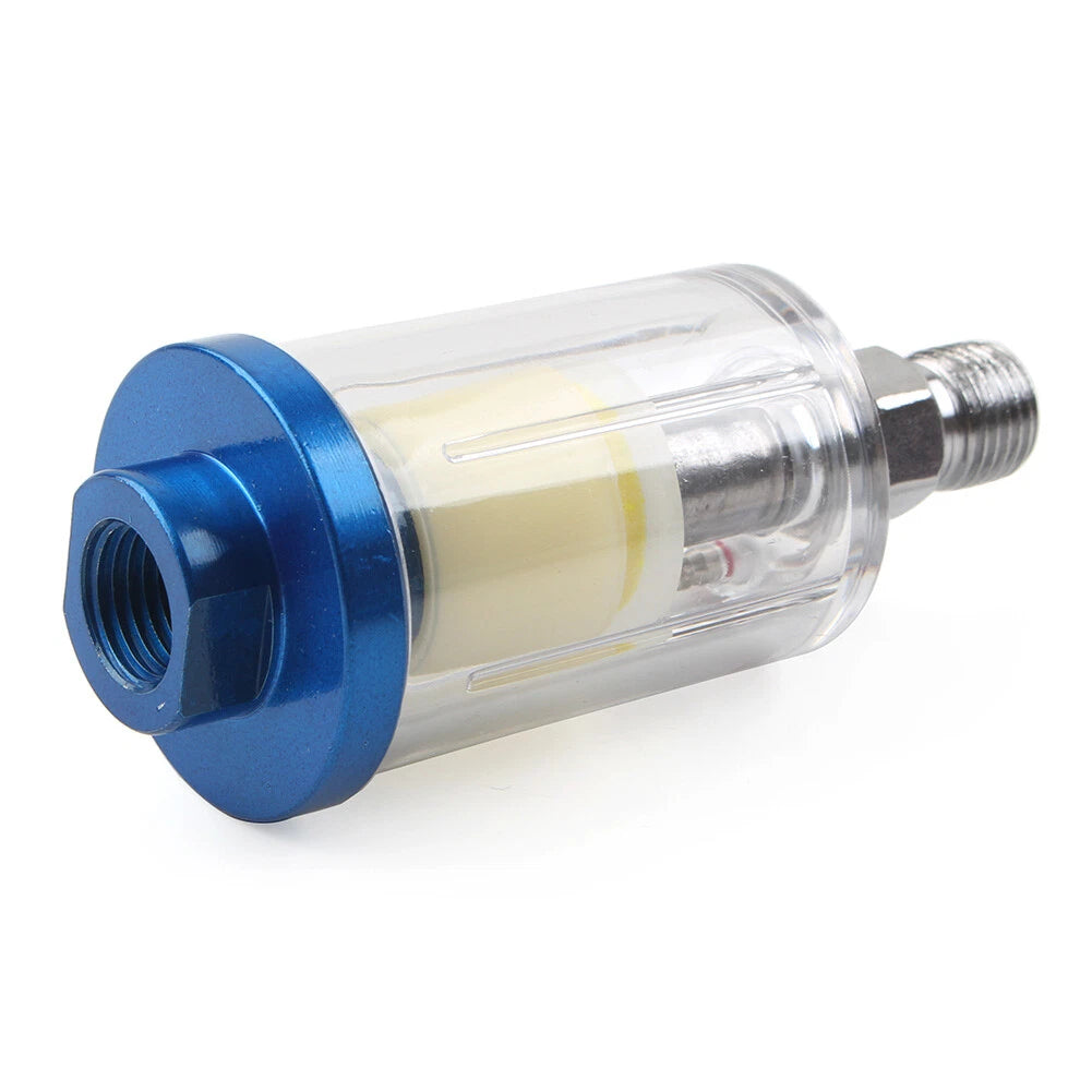Inline Air Oil Water Filter Trap for Compressor Spray Paint Gun - Aluminum