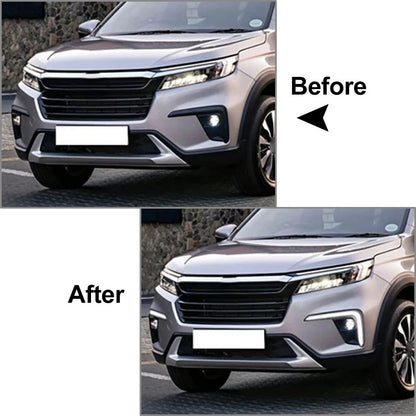 Black Daytime Running Light Fog Lamp Pair for Honda BR-V (2022-2023)