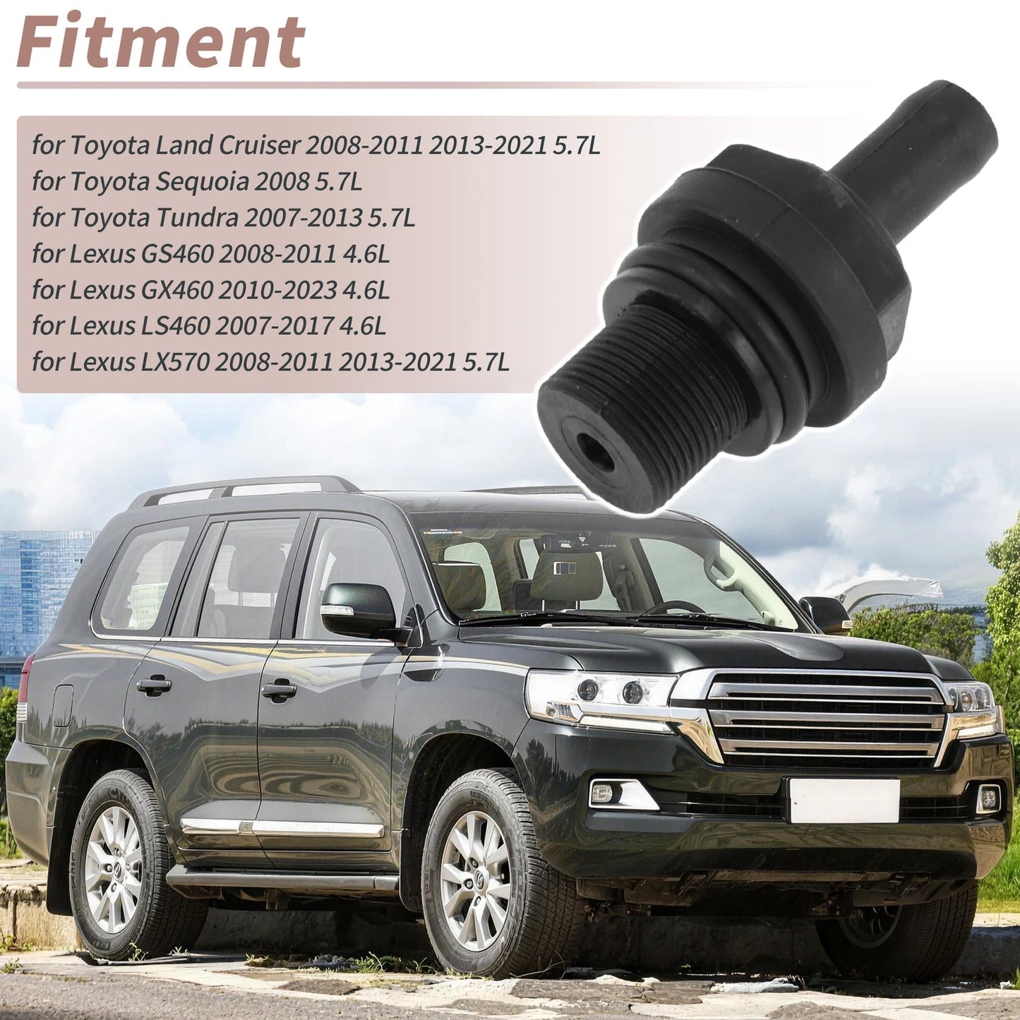 PCV Valve 1 pc for Toyota Land Cruiser (2008–2021)